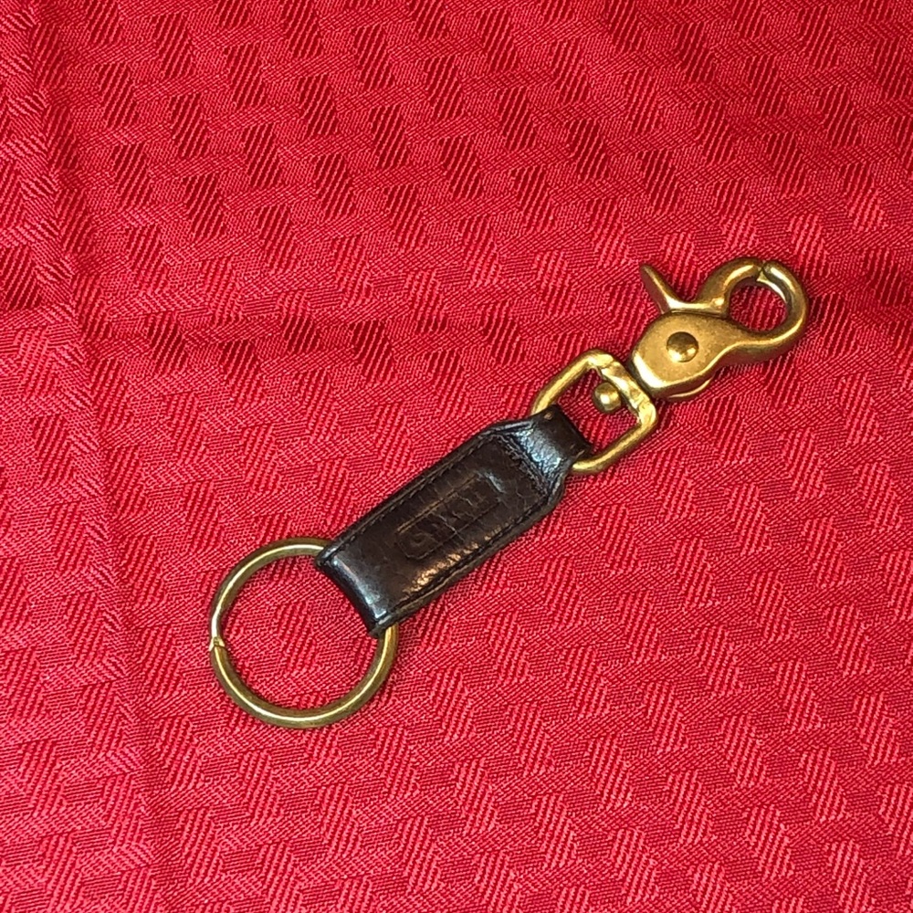 COACH Vtg Valet Keychain